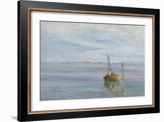 Gate of the Sea, Venice, 1873-John William Inchbold-Framed Giclee Print