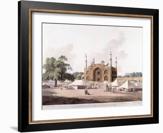 Gate of the Tomb of the Emperor Akbar-Thomas Daniell-Framed Giclee Print