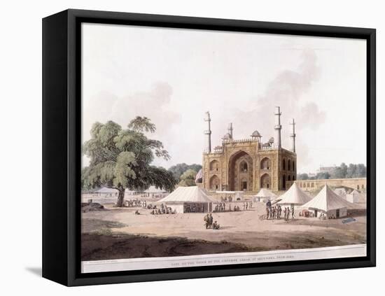 Gate of the Tomb of the Emperor Akbar-Thomas Daniell-Framed Premier Image Canvas