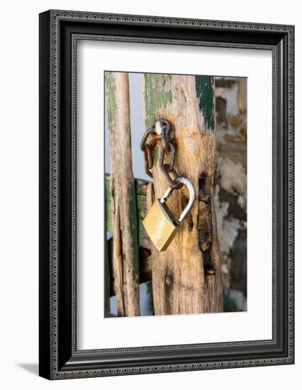 Gate, Padlock-Catharina Lux-Framed Photographic Print