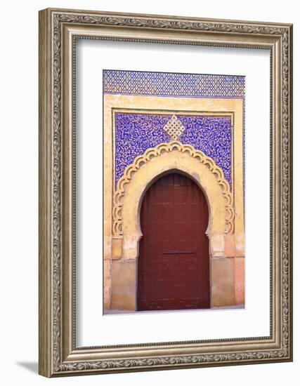 Gate to Royal Palace, Meknes, Morocco, North Africa, Africa-Neil Farrin-Framed Photographic Print