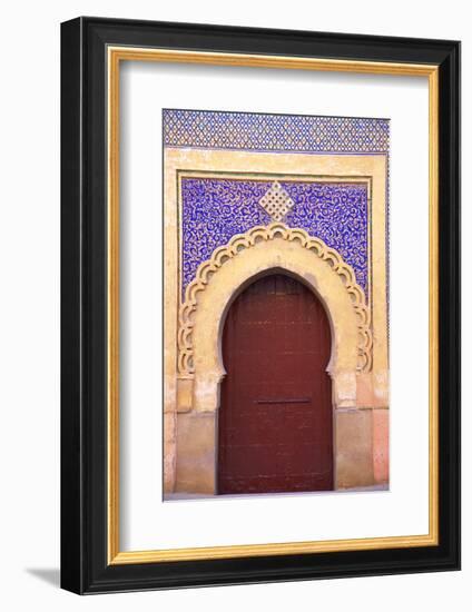 Gate to Royal Palace, Meknes, Morocco, North Africa, Africa-Neil Farrin-Framed Photographic Print