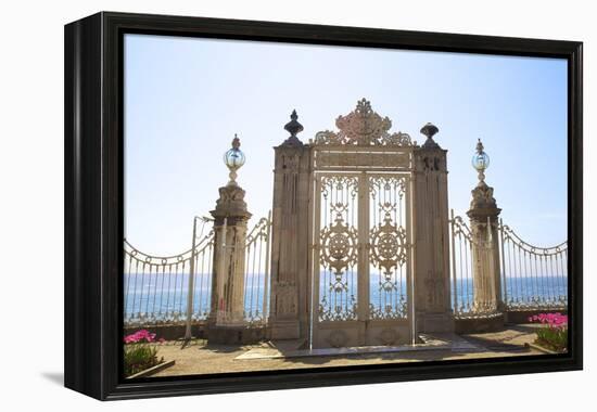 Gate to the Bosphorus, Dolmabahce Palace, Istanbul, Turkey, Europe-Neil Farrin-Framed Premier Image Canvas