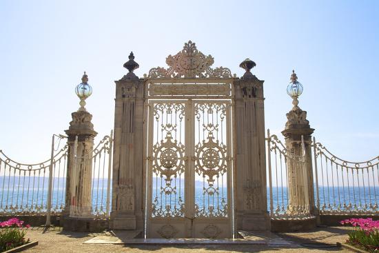 Gate To The Bosphorus Dolmabahce Palace Istanbul Turkey Europe Photographic Print Neil Farrin Art Com