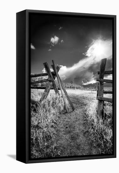 Gate to the Tetons-Dean Fikar-Framed Premier Image Canvas