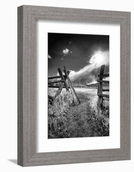 Gate to the Tetons-Dean Fikar-Framed Photographic Print