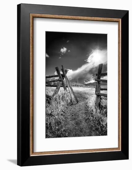 Gate to the Tetons-Dean Fikar-Framed Photographic Print