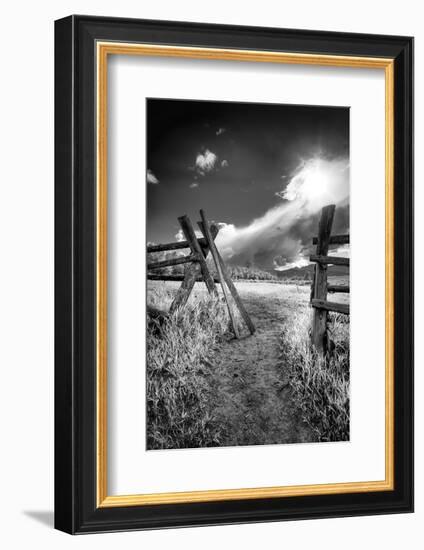 Gate to the Tetons-Dean Fikar-Framed Photographic Print