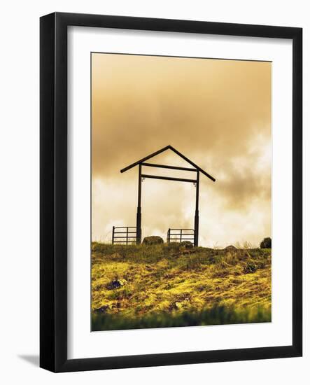 Gated Ranch, Foothills Of The Mayacamas Mts Overlooking Alexander Valley In Healdsburg, CA-Ron Koeberer-Framed Photographic Print