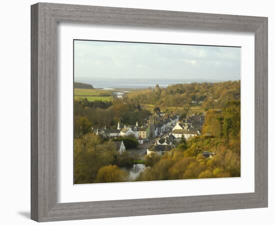 Gatehouse of Fleet in Autumn, Dumfries and Galloway, Scotland, United Kingdom, Europe-Gary Cook-Framed Photographic Print