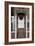 Gates Leading to Block Paving, and a White Front Door, of a Residential House-Natalie Tepper-Framed Photo