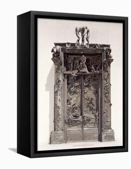 Gates of Hell, C.1890 (Bronze)-Auguste Rodin-Framed Premier Image Canvas