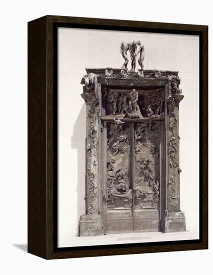 Gates of Hell, C.1890 (Bronze)-Auguste Rodin-Framed Premier Image Canvas