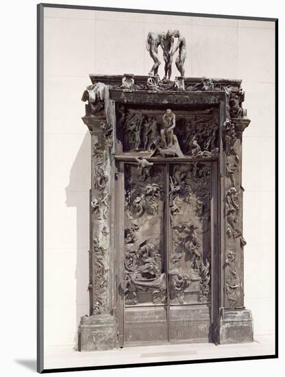 Gates of Hell, C.1890 (Bronze)-Auguste Rodin-Mounted Premium Giclee Print