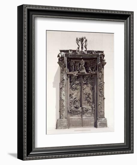 Gates of Hell, C.1890 (Bronze)-Auguste Rodin-Framed Premium Giclee Print