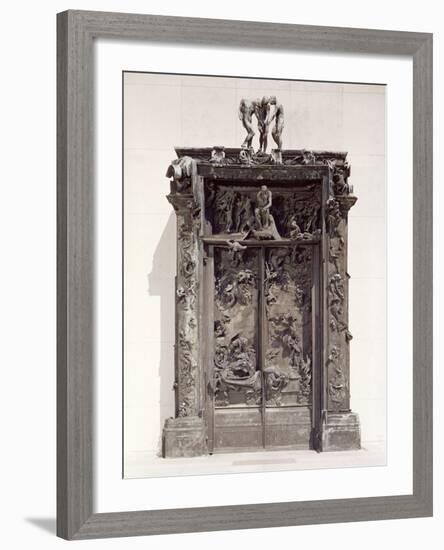 Gates of Hell, C.1890 (Bronze)-Auguste Rodin-Framed Giclee Print