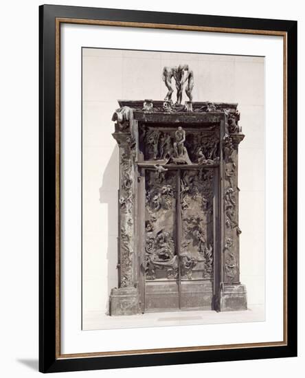 Gates of Hell, C.1890 (Bronze)-Auguste Rodin-Framed Giclee Print