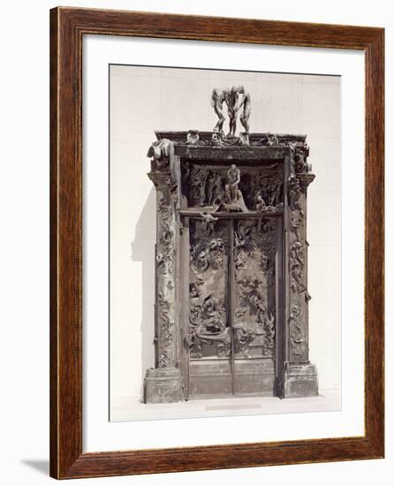 Gates of Hell, C.1890 (Bronze)-Auguste Rodin-Framed Giclee Print