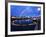 Gateshead Millennium Bridge and the Sage at Dusk, Newcastle, Tyne and Wear, England, United Kingdom-Mark Sunderland-Framed Photographic Print