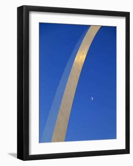 Gateway Arch at Dusk, Jefferson National Expansion Memorial, St. Louis, Missouri, USA-Scott T^ Smith-Framed Photographic Print