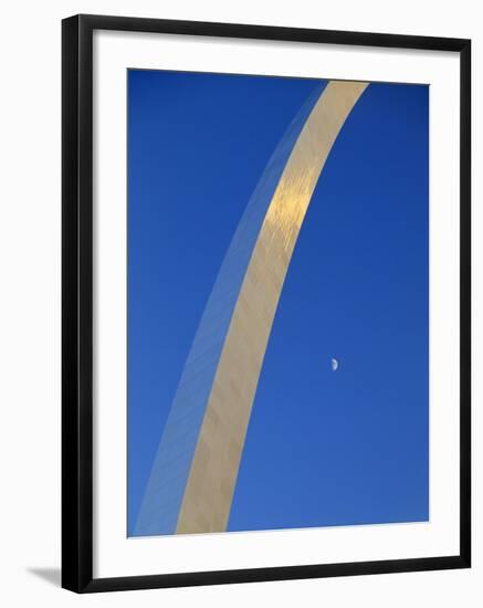 Gateway Arch at Dusk, Jefferson National Expansion Memorial, St. Louis, Missouri, USA-Scott T^ Smith-Framed Photographic Print