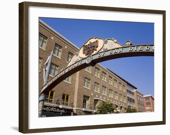 Gateway Arch in the Gaslamp Quarter, San Diego, California, United States of America, North America-Richard Cummins-Framed Photographic Print