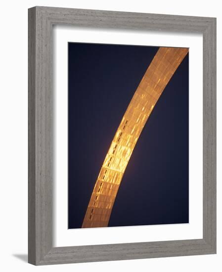 Gateway Arch, Jefferson National Expansion Memorial, St. Louis, Missouri, USA-Connie Ricca-Framed Photographic Print