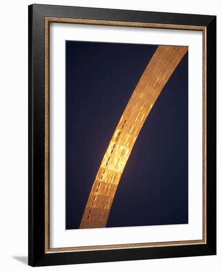 Gateway Arch, Jefferson National Expansion Memorial, St. Louis, Missouri, USA-Connie Ricca-Framed Photographic Print