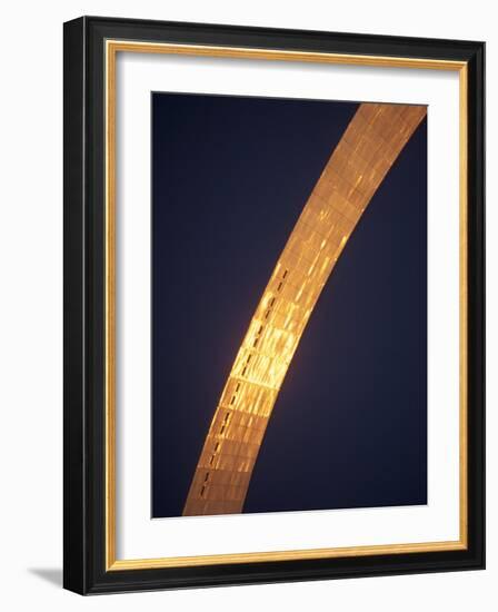 Gateway Arch, Jefferson National Expansion Memorial, St. Louis, Missouri, USA-Connie Ricca-Framed Photographic Print