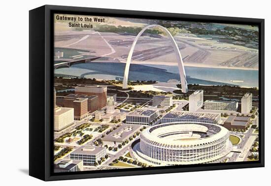 Gateway Arch, St. Louis, Missouri-null-Framed Stretched Canvas