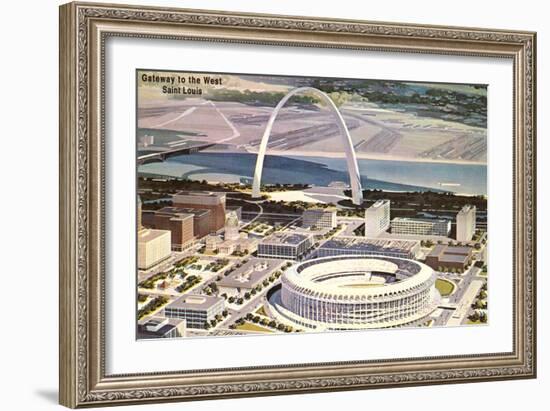 Gateway Arch, St. Louis, Missouri-null-Framed Art Print