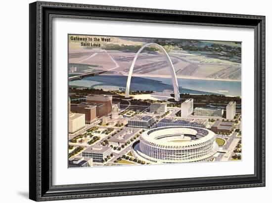 Gateway Arch, St. Louis, Missouri-null-Framed Art Print