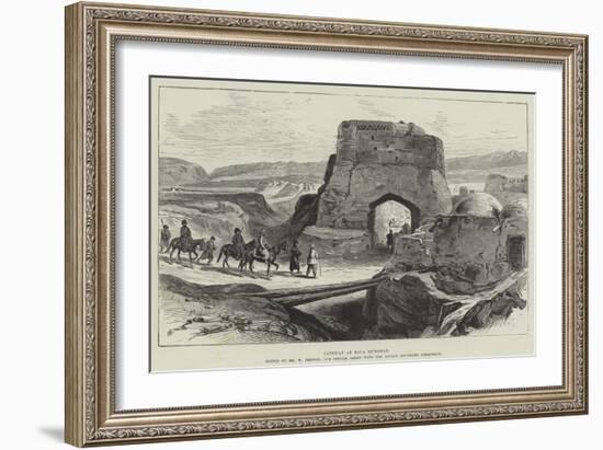 Gateway at Bala Murghab-William 'Crimea' Simpson-Framed Giclee Print