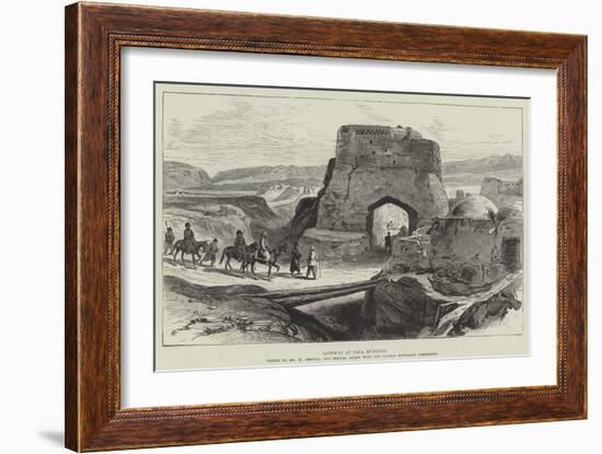 Gateway at Bala Murghab-William 'Crimea' Simpson-Framed Giclee Print