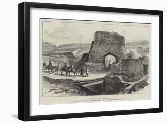 Gateway at Bala Murghab-William 'Crimea' Simpson-Framed Giclee Print