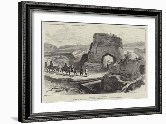 Gateway at Bala Murghab-William 'Crimea' Simpson-Framed Giclee Print