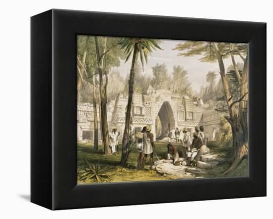 Gateway at Labnah-Frederick Catherwood-Framed Premier Image Canvas