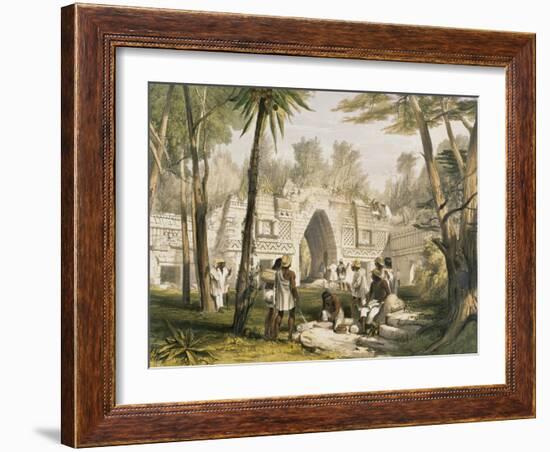 Gateway at Labnah-Frederick Catherwood-Framed Giclee Print