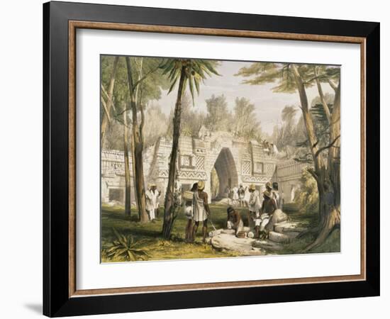 Gateway at Labnah-Frederick Catherwood-Framed Giclee Print