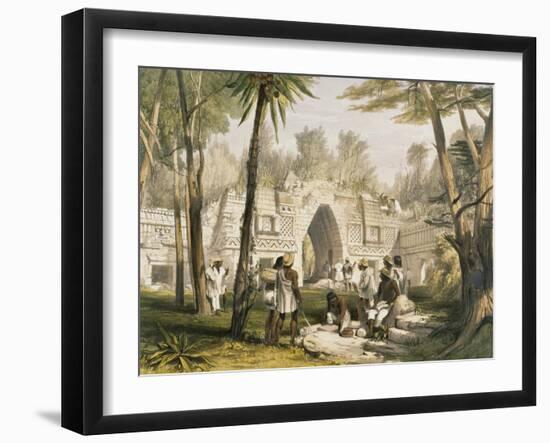 Gateway at Labnah-Frederick Catherwood-Framed Giclee Print