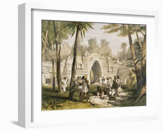 Gateway at Labnah-Frederick Catherwood-Framed Giclee Print