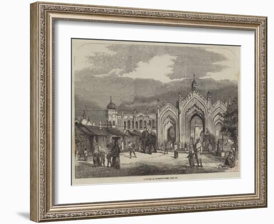 Gateway at Lucknow-null-Framed Giclee Print