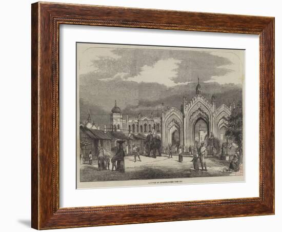 Gateway at Lucknow-null-Framed Giclee Print