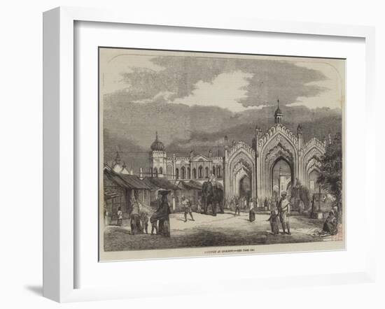 Gateway at Lucknow-null-Framed Giclee Print