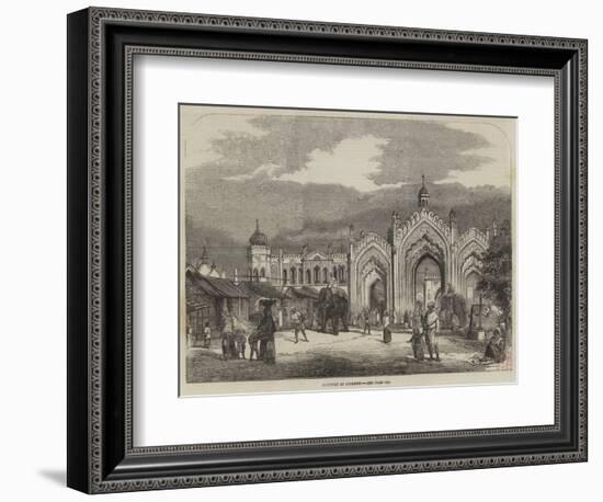 Gateway at Lucknow-null-Framed Premium Giclee Print