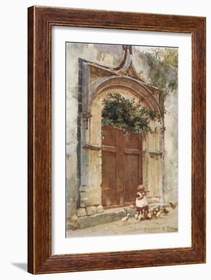 Gateway at Taormina-Alberto Pisa-Framed Giclee Print