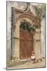 Gateway at Taormina-Alberto Pisa-Mounted Giclee Print