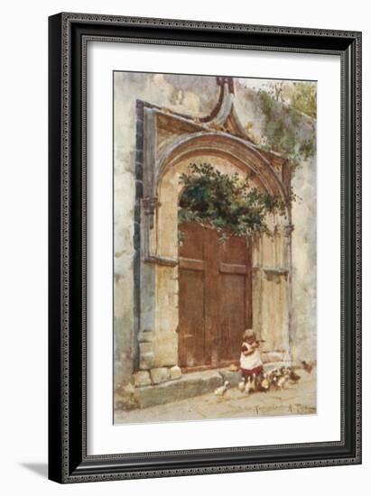 Gateway at Taormina-Alberto Pisa-Framed Giclee Print