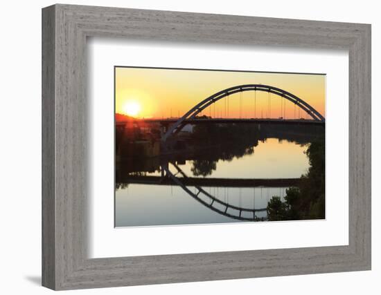 Gateway Bridge over the Cumberland River-Richard Cummins-Framed Photographic Print