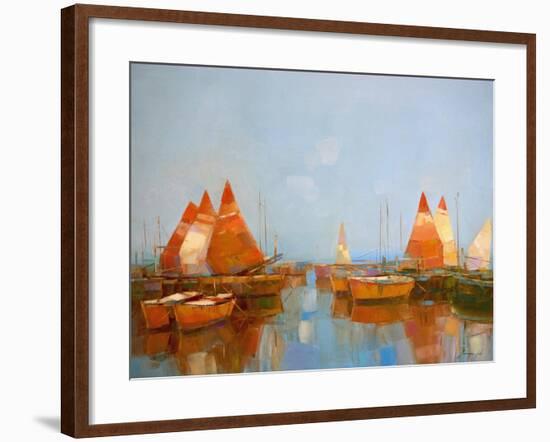 Gateway Harbor Park-Vahe Yeremyan-Framed Art Print